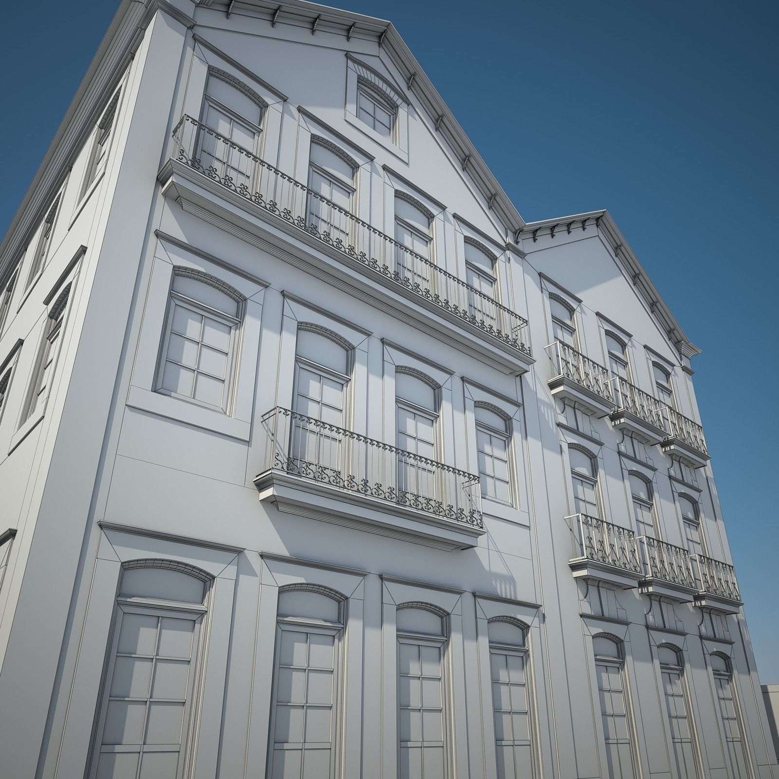 Apartment Building 16 3D model_12