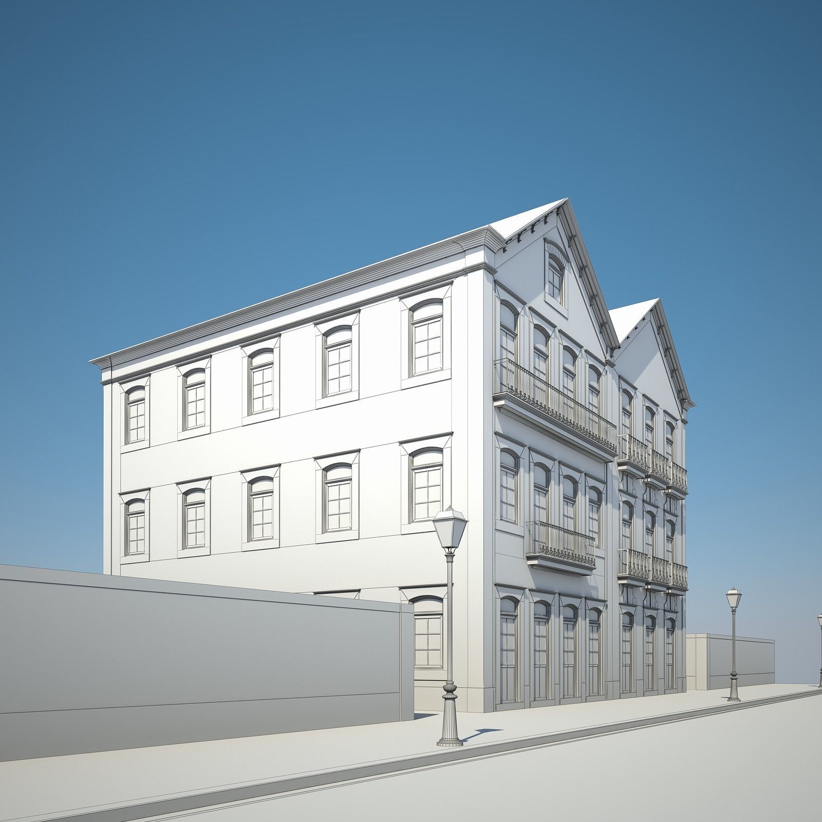 Apartment Building 16 3D model_10