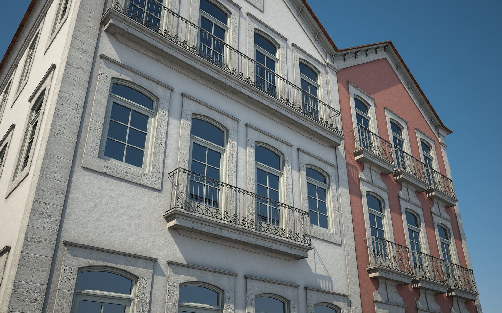 Apartment Building 16 3D model_5
