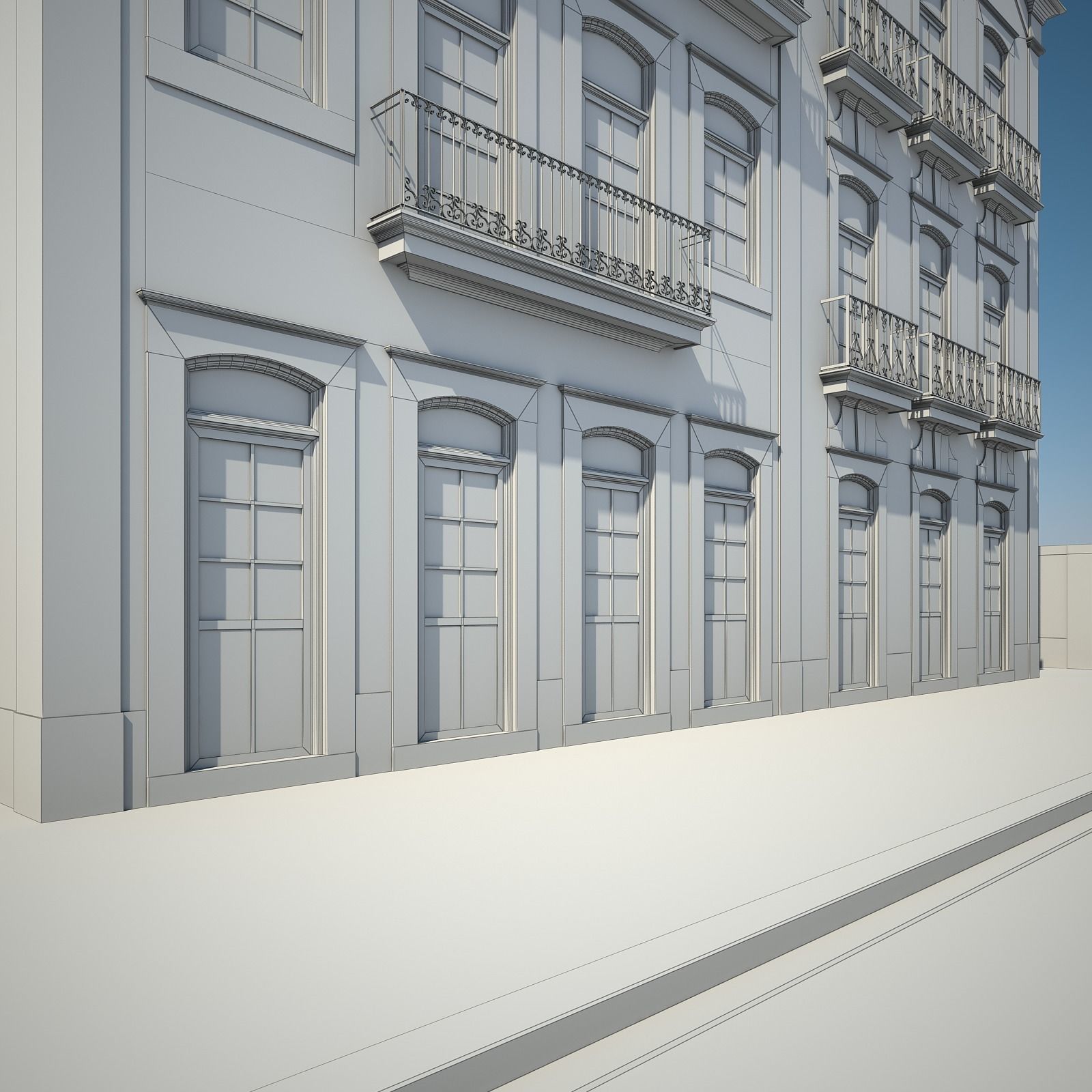 Apartment Building 16 3D model_11