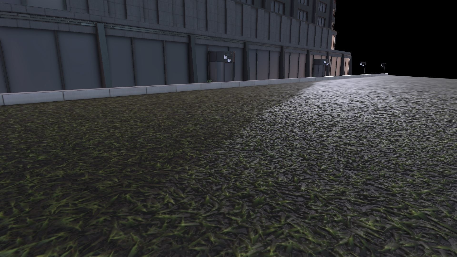 Skyscraper Model Low Poly Low-poly 3D model_2