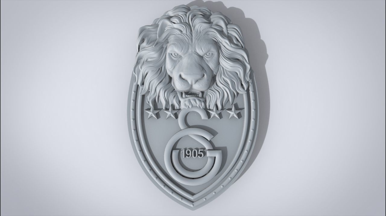Galatasaray Football Club Logo 3D print model_2