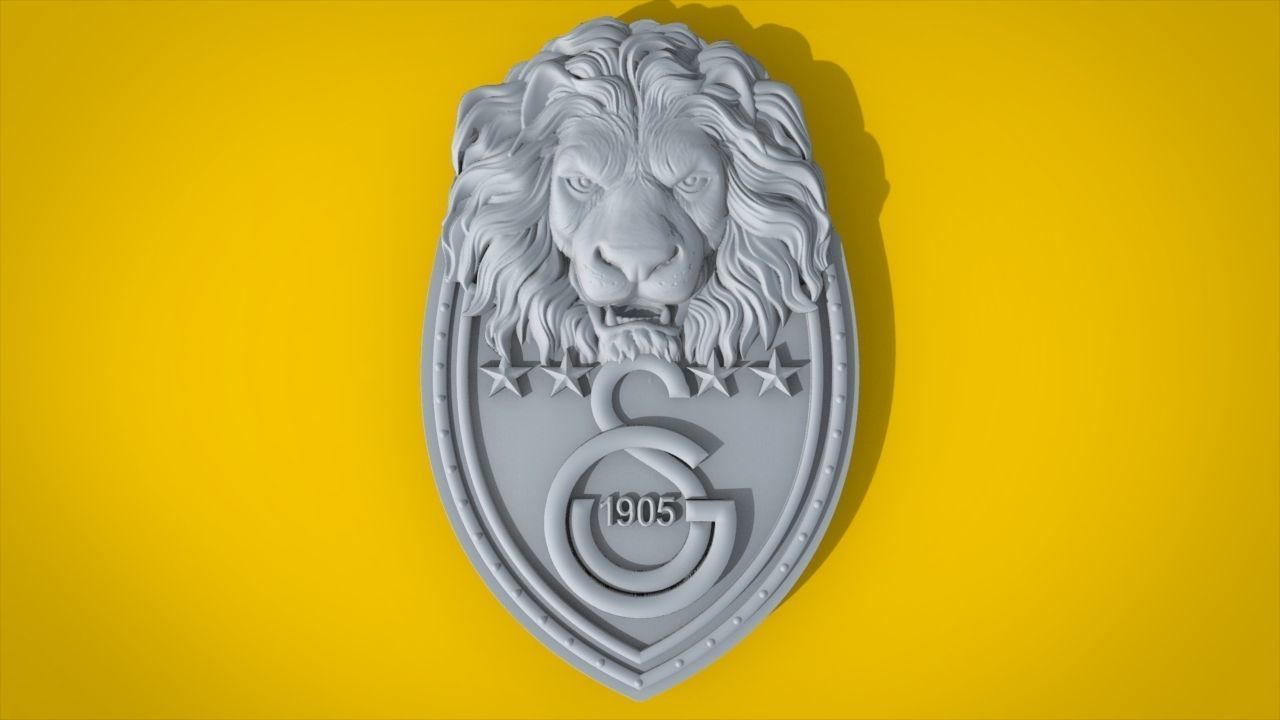 Galatasaray Football Club Logo 3D print model_1