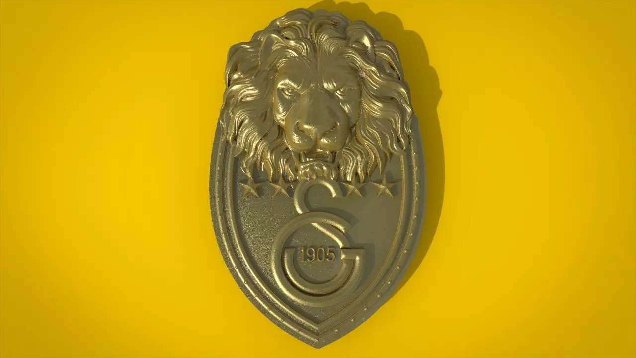 Galatasaray Football Club Logo 3D print model_0