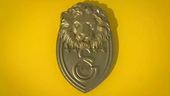 Galatasaray Football Club Logo 3D print model