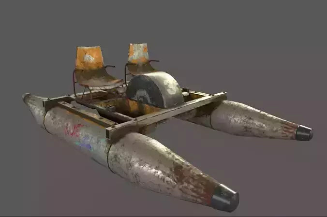 Water Bike no 3 3D model