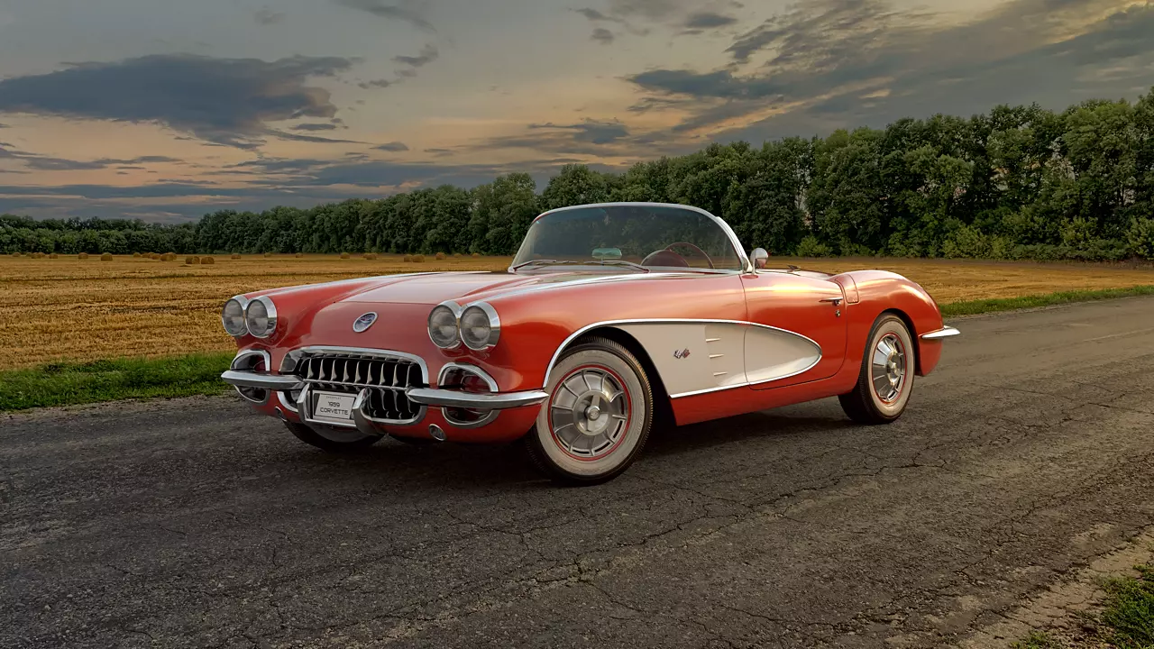 1959 Chevrolet Corvette 3D model