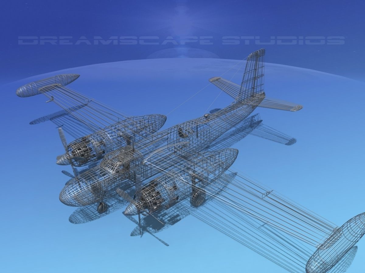 Douglas B-26 Marketeer V01 3D model_13