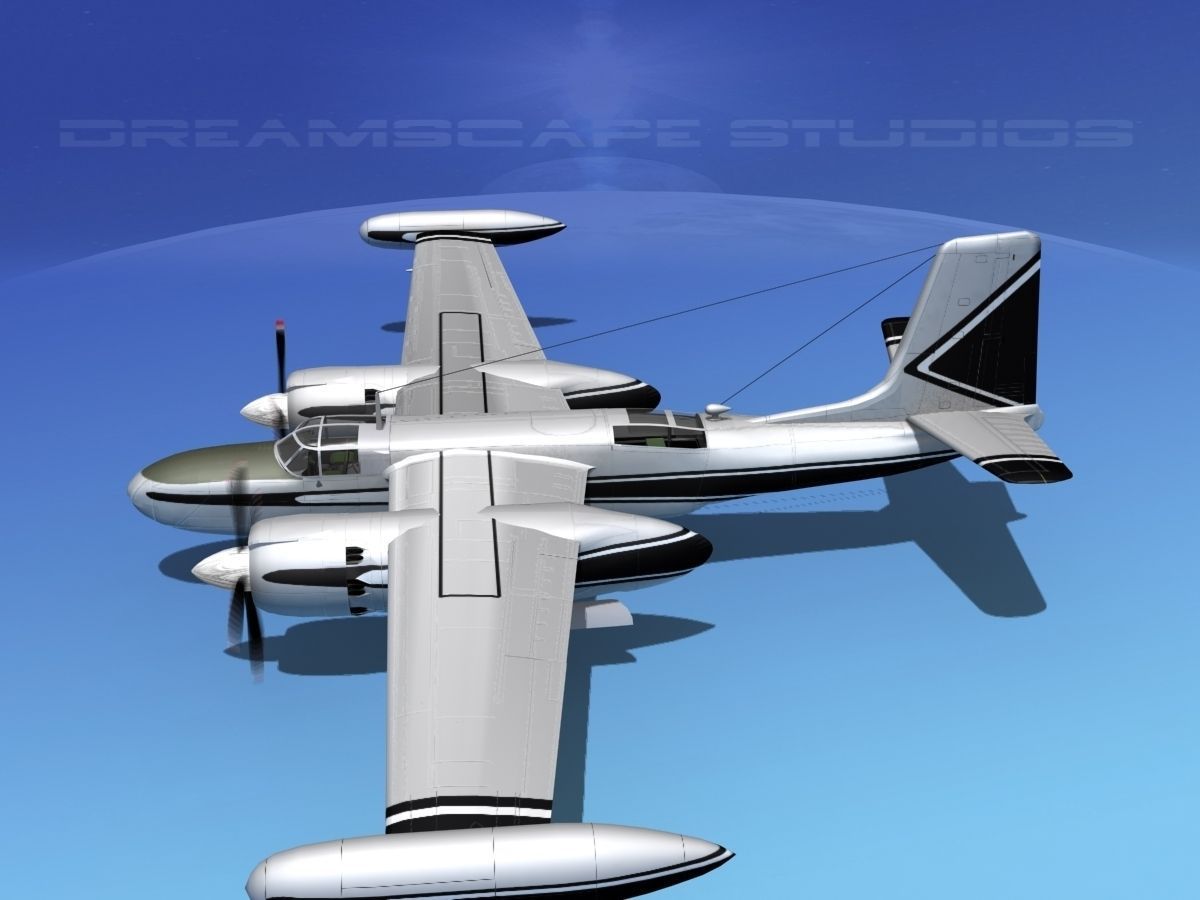 Douglas B-26 Marketeer V01 3D model_10