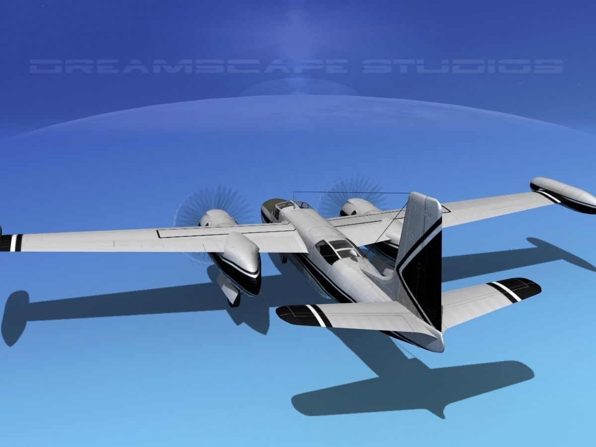 Douglas B-26 Marketeer V01 3D model_8