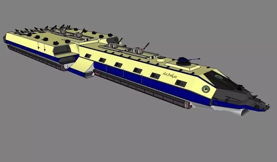 SBC DArtagnan - Cruiser Europe clas Free 3D model