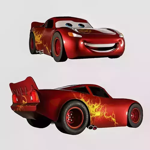 Lightning McQueen 3D model