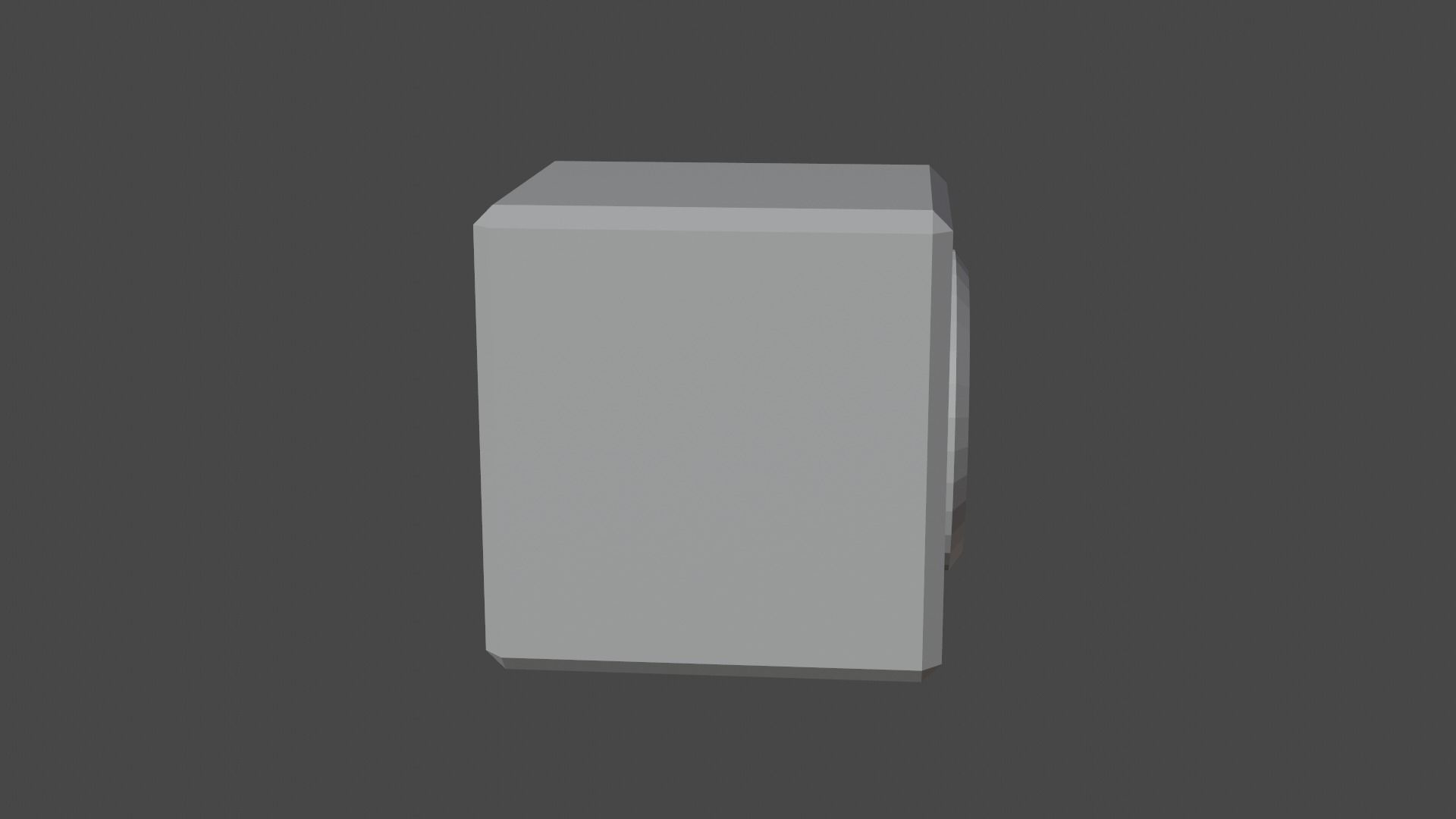 Simple Speaker Shape Free low-poly 3D model_3