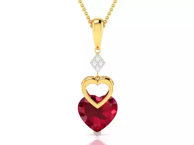 heart pendant-9541 3D print model