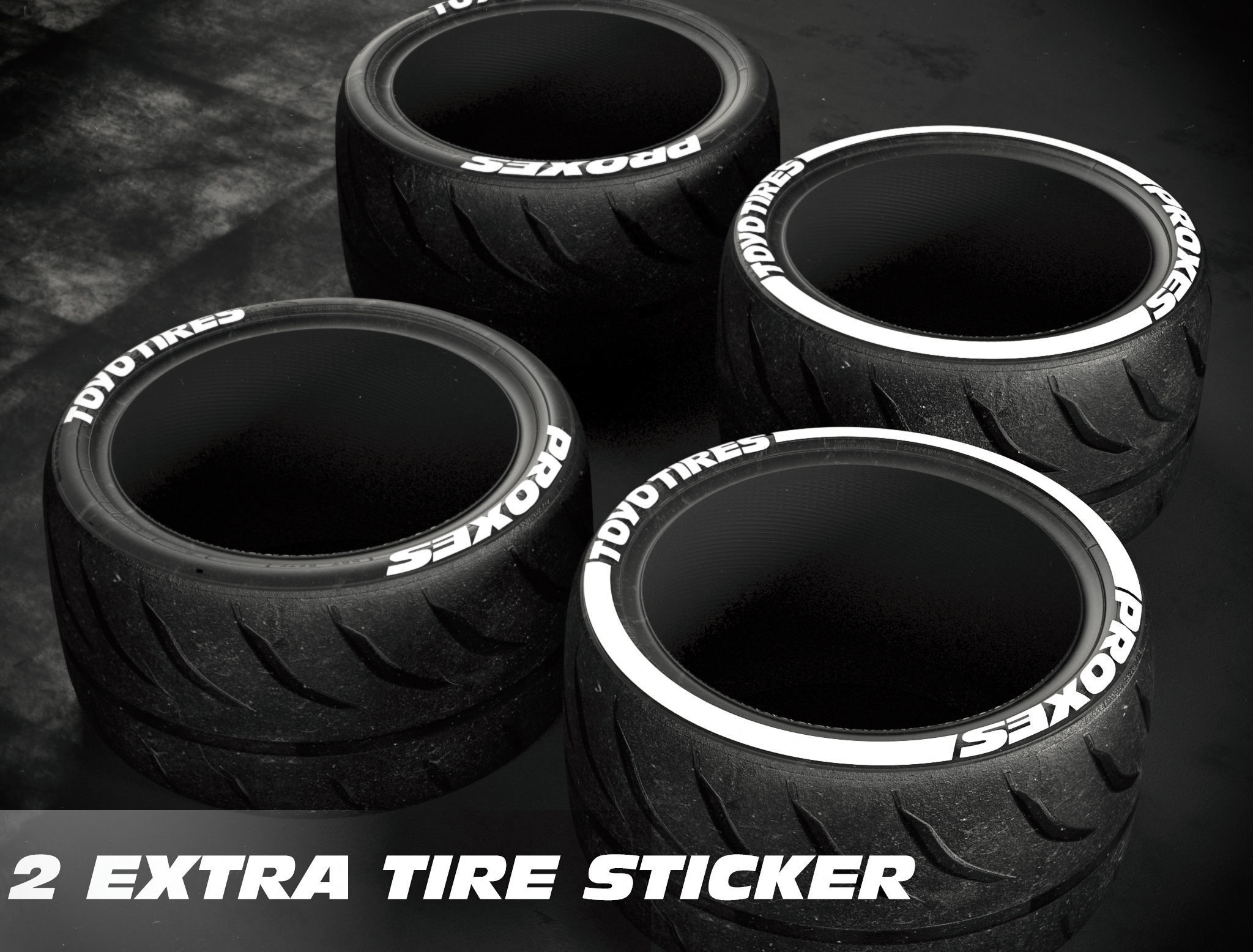 TOYO PROXES R888R  Low-poly 3D model_5