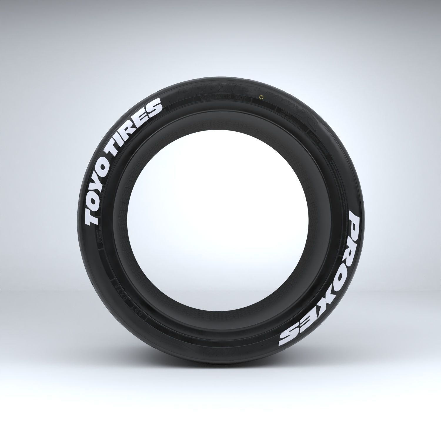 TOYO PROXES R888R  Low-poly 3D model_10