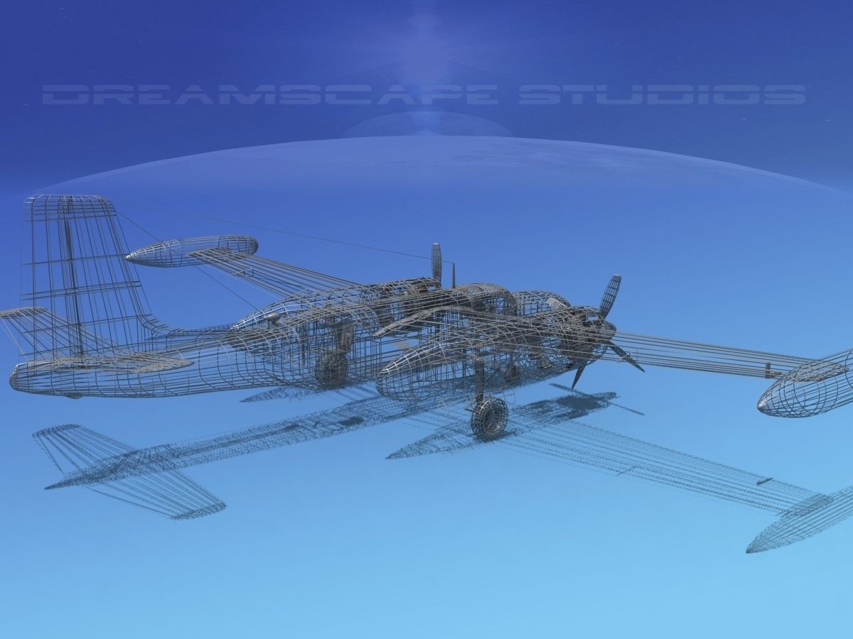 Douglas B-26 Marketeer V05 3D model_13