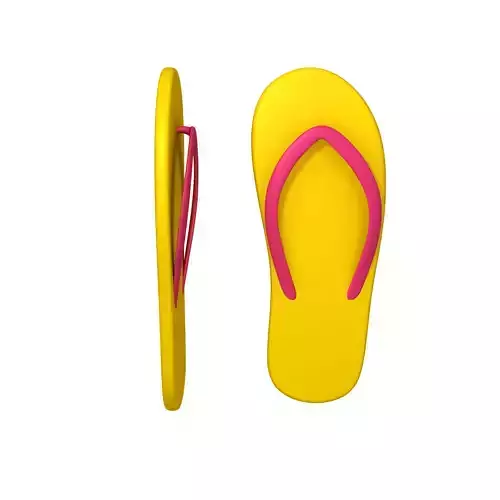 Flip Flop Cartoon 3D model