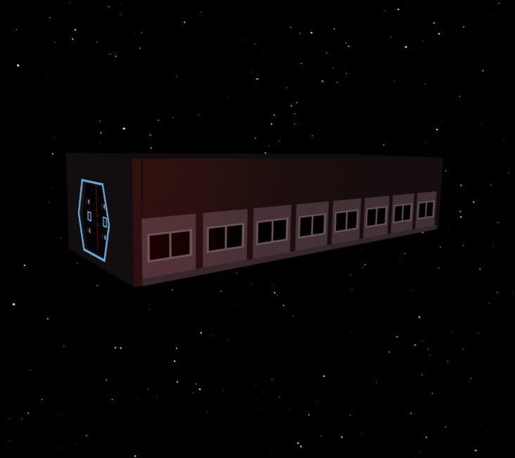 Space corridor 3d  3D model_3