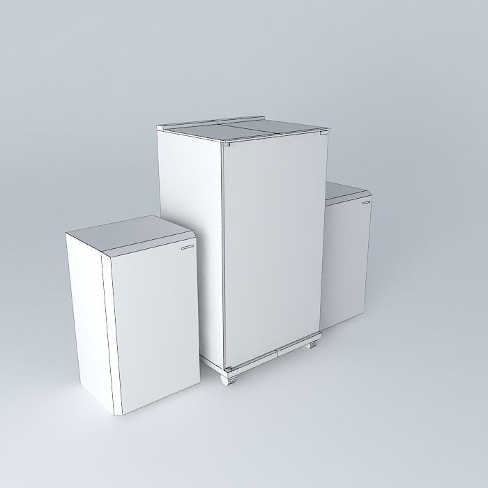 Stereo system Free 3D model_3