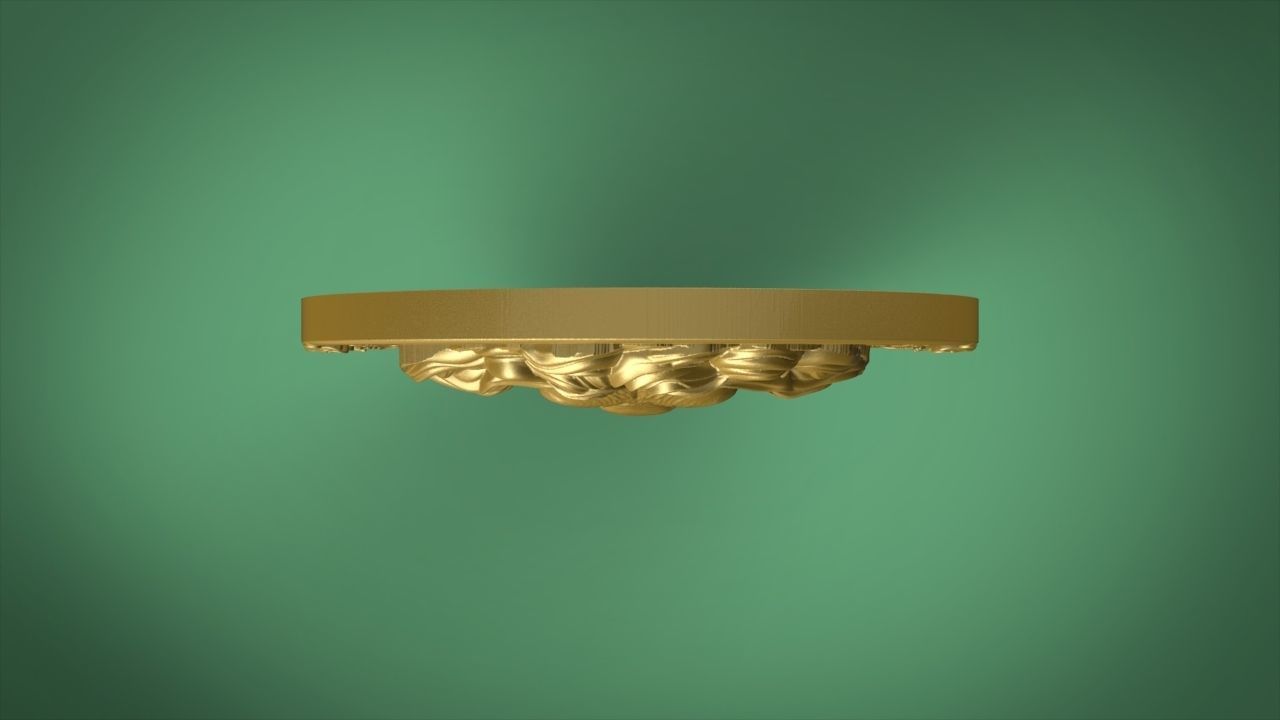 Lion Head 3D print model_3