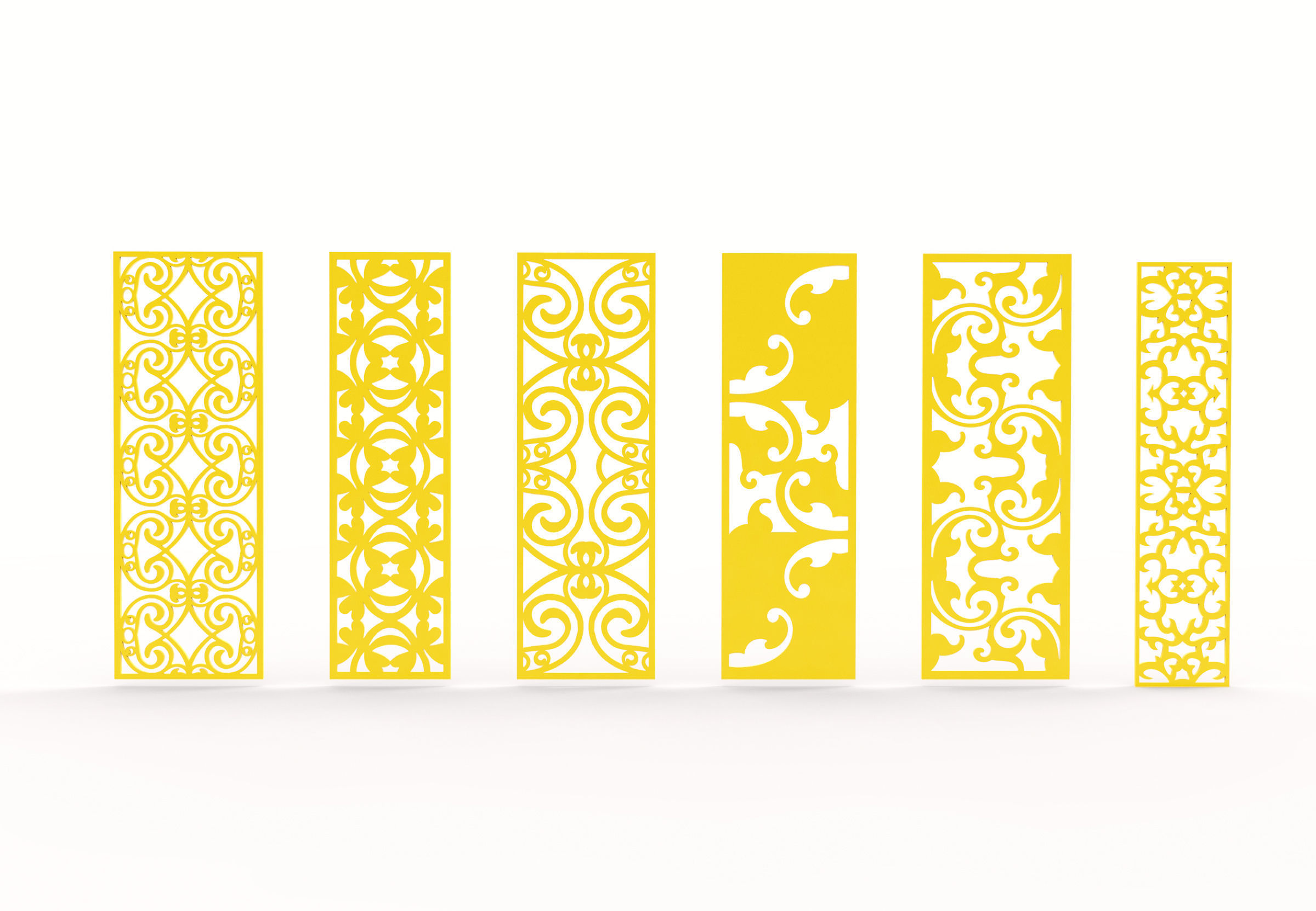 35 3D Decorative wall panels - screen SET 074 3D model_7