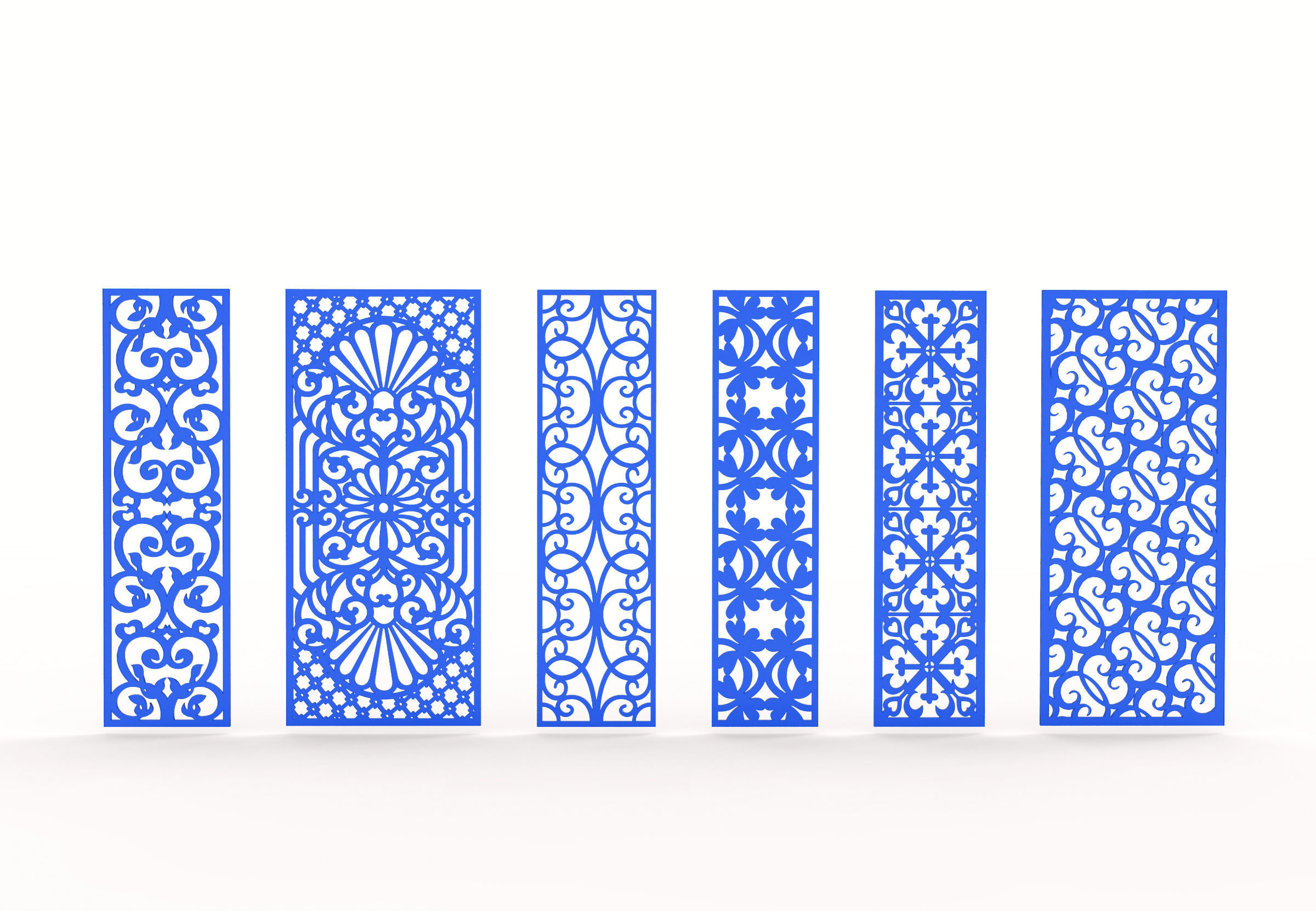 35 3D Decorative wall panels - screen SET 074 3D model_5