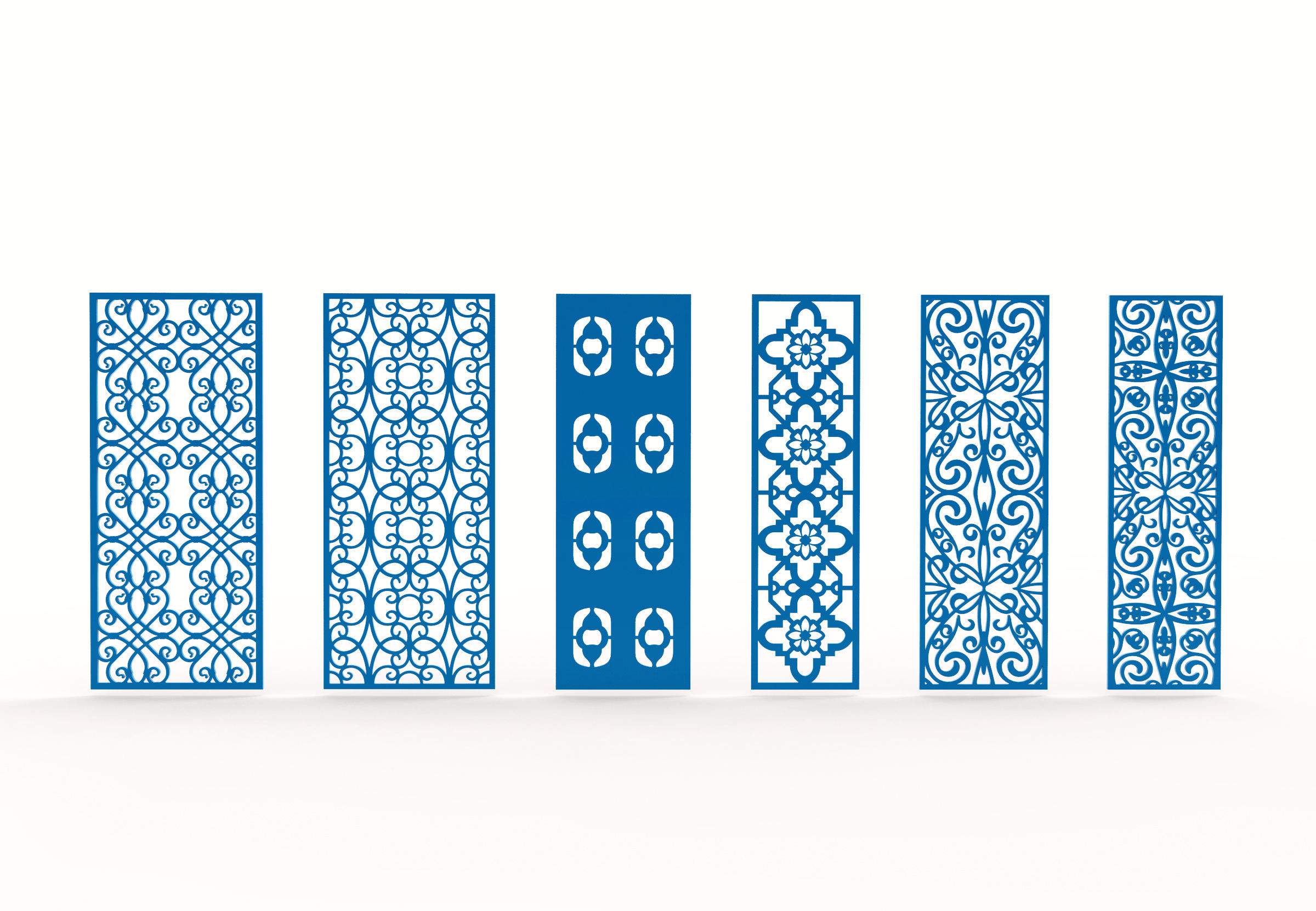 35 3D Decorative wall panels - screen SET 074 3D model_3