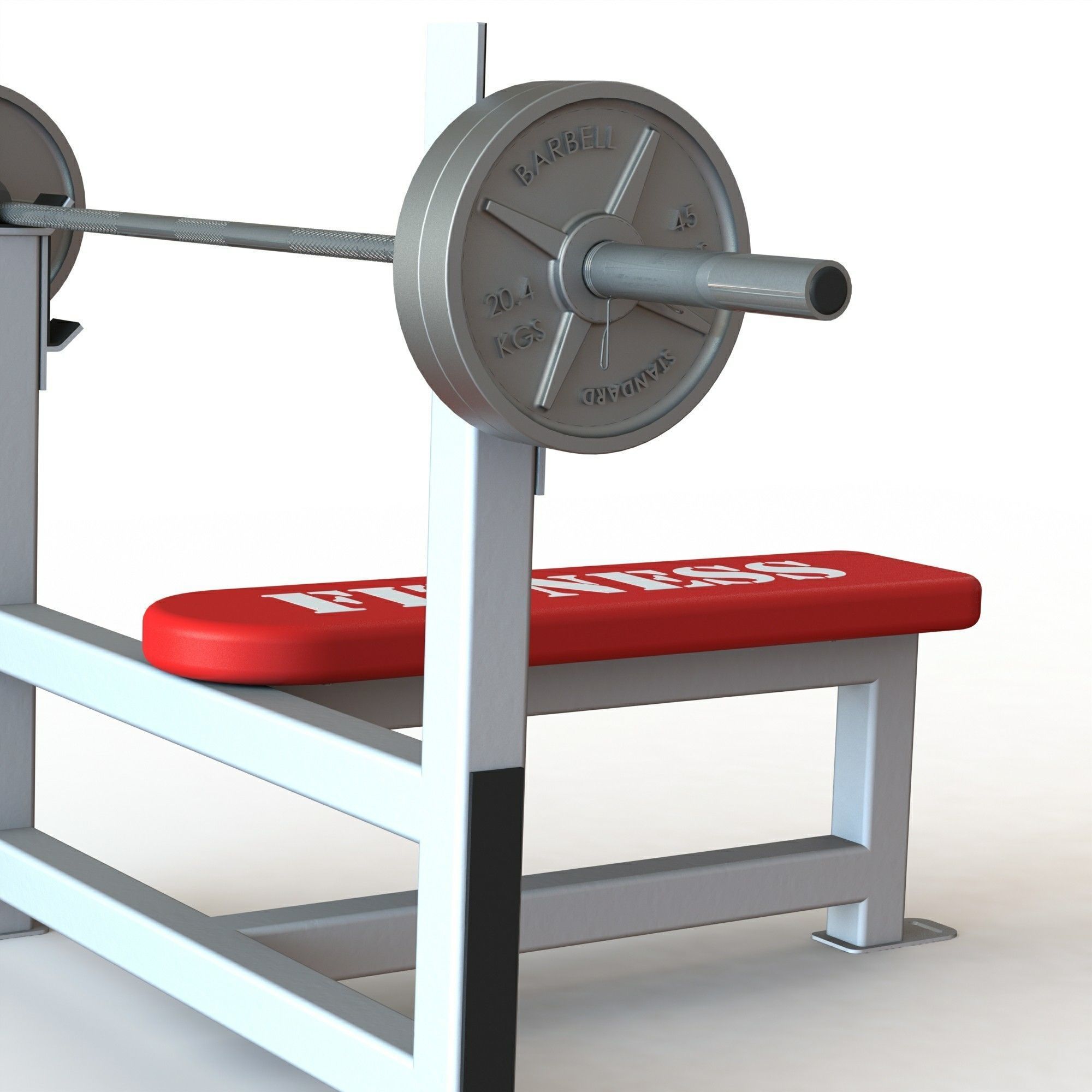 Bench Press 3D Model 3D model_5