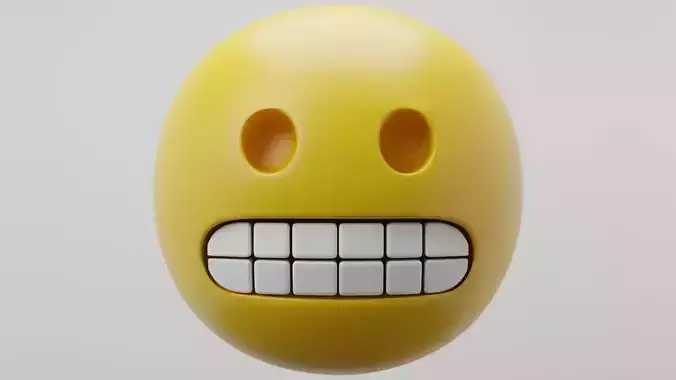 Grimace Emoji 3D model