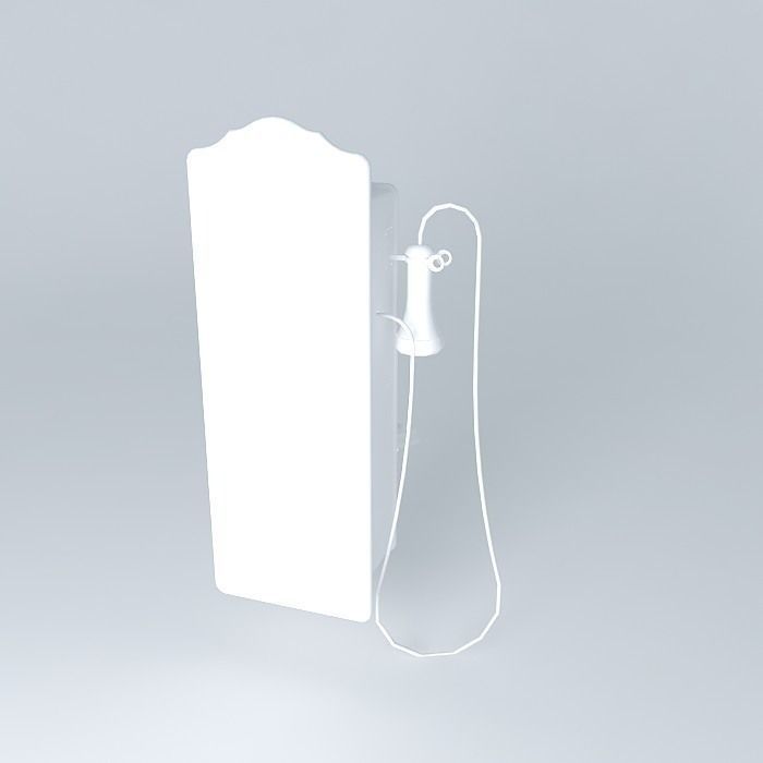 old phone Free 3D model_1