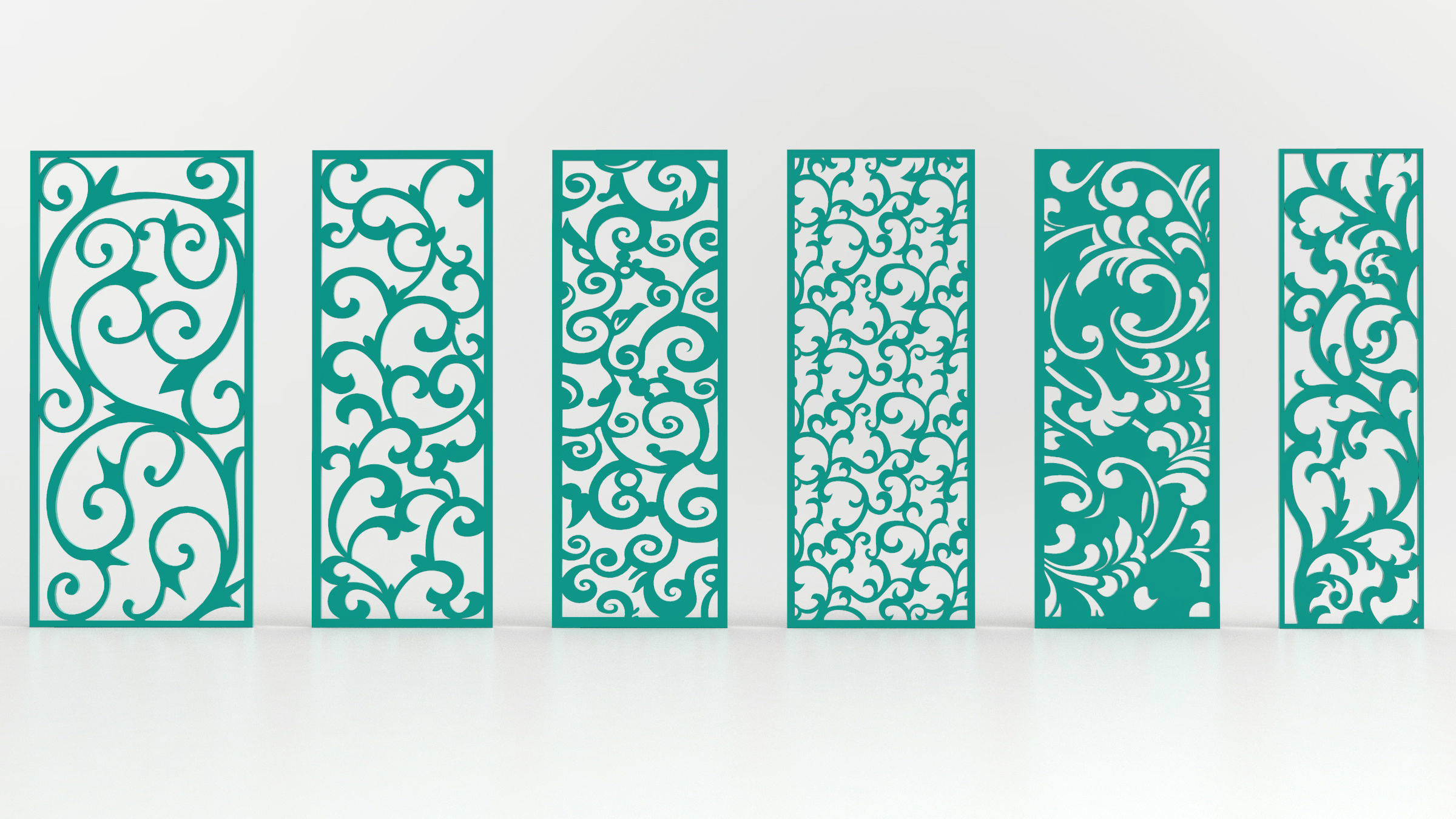 35 3D Decorative wall panels - screen SET 084 3D model_8