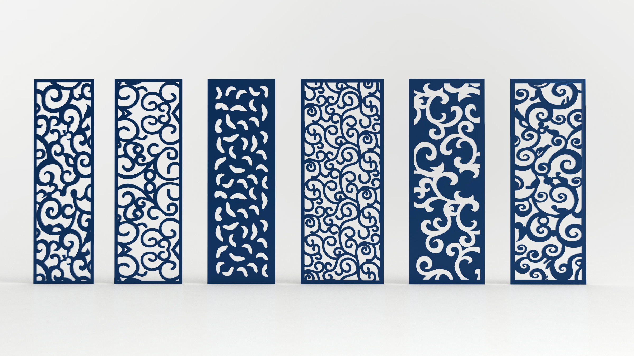 35 3D Decorative wall panels - screen SET 084 3D model_7