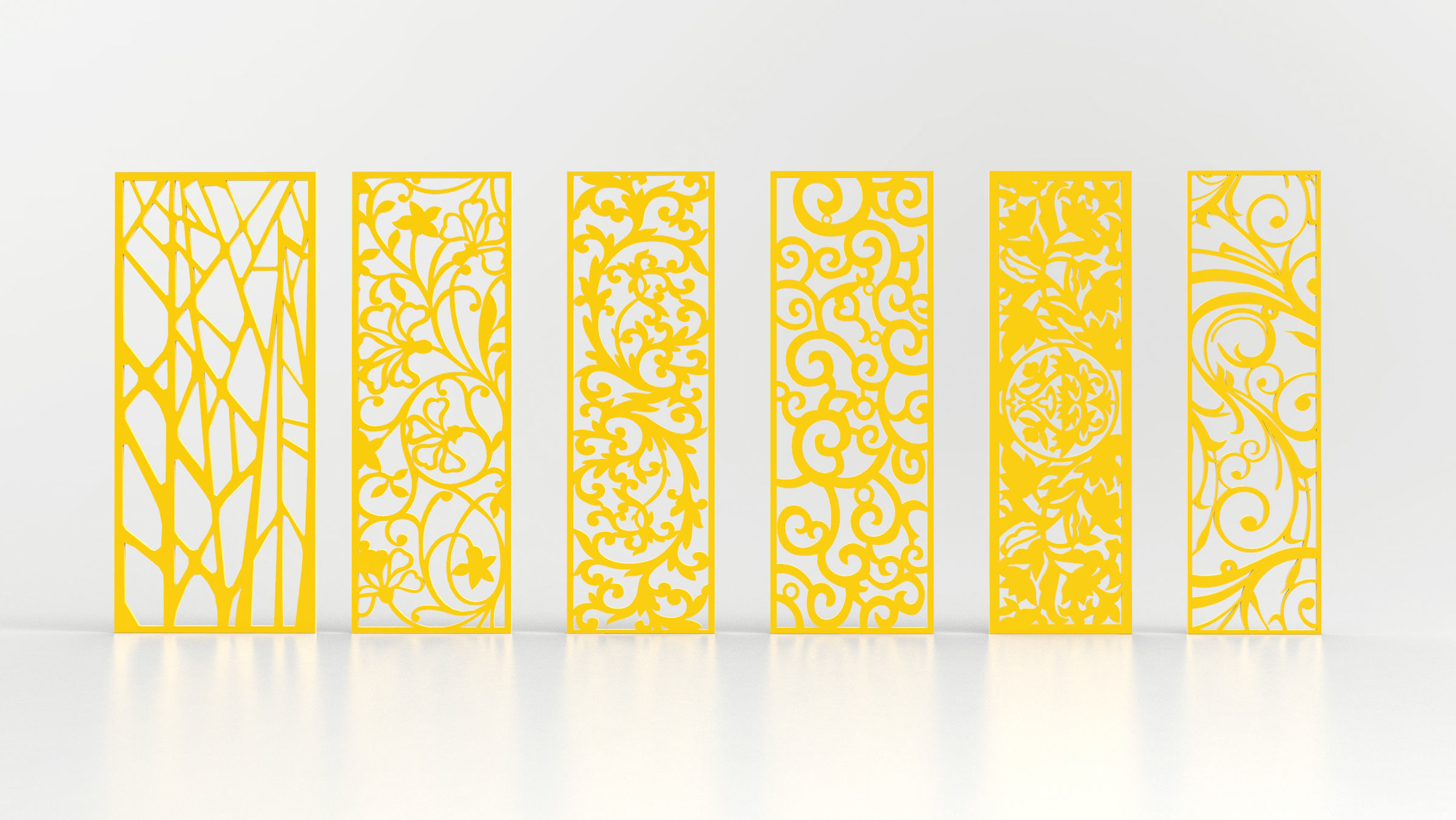 35 3D Decorative wall panels - screen SET 084 3D model_5