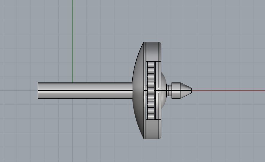 Lock for Earrings 3D print model_5