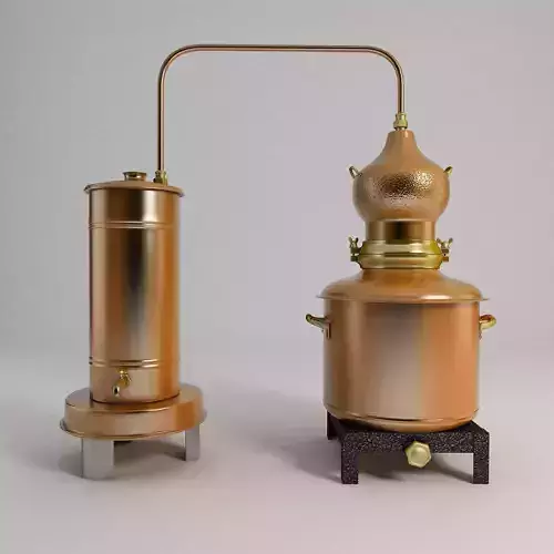 distiller two copper stills
