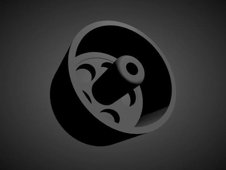 Rotiform STR rims with Brakes and tires for Hot Wheels 3D print model_1