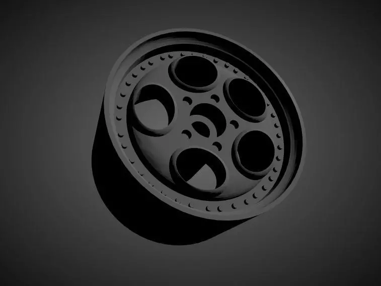 Rotiform STR rims with Brakes and tires for Hot Wheels 3D print model_0