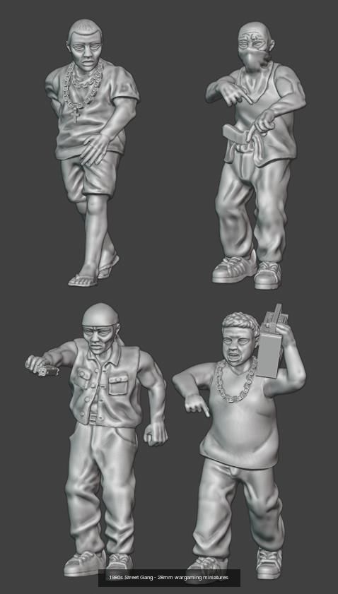1980s Season One - 28mm wargaming miniatures 3D Model Collection_5