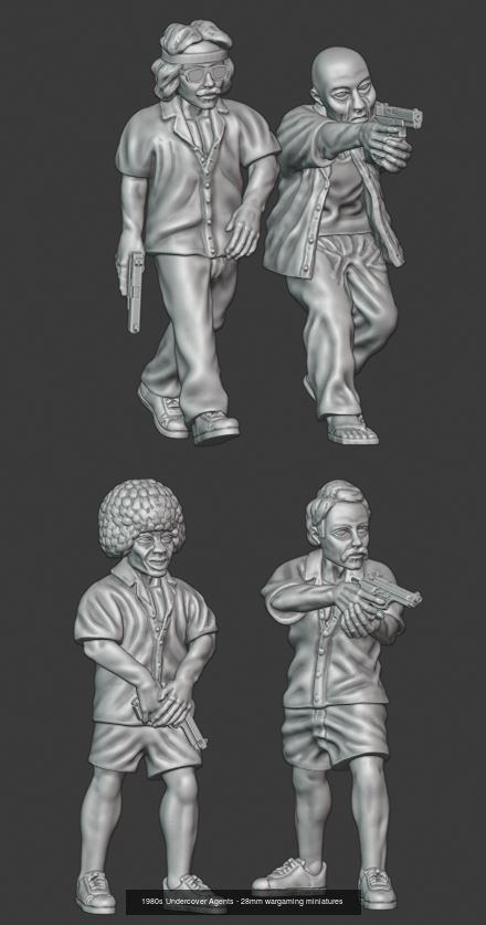 1980s Season One - 28mm wargaming miniatures 3D Model Collection_3