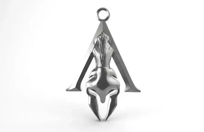 Spartan pendant 9 3D print model