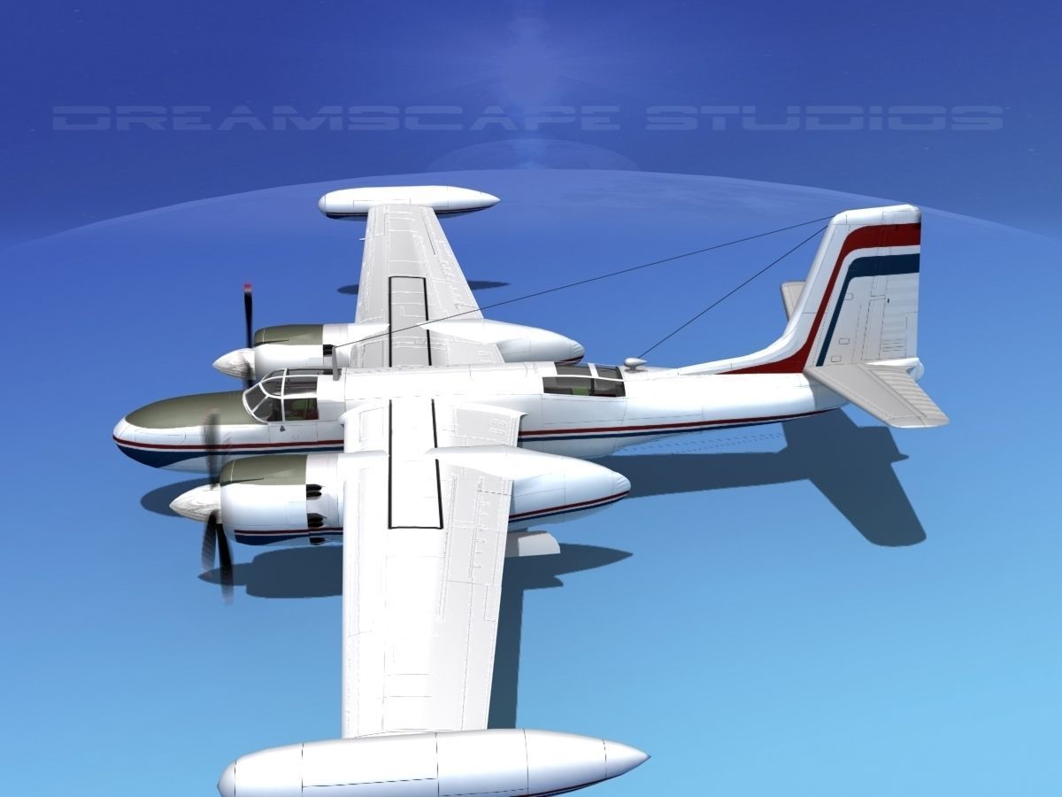 Douglas B-26 Marketeer V12 3D model_9