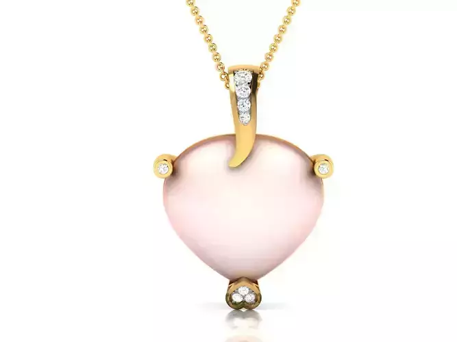 pendant-8678 gold pendant with pearl