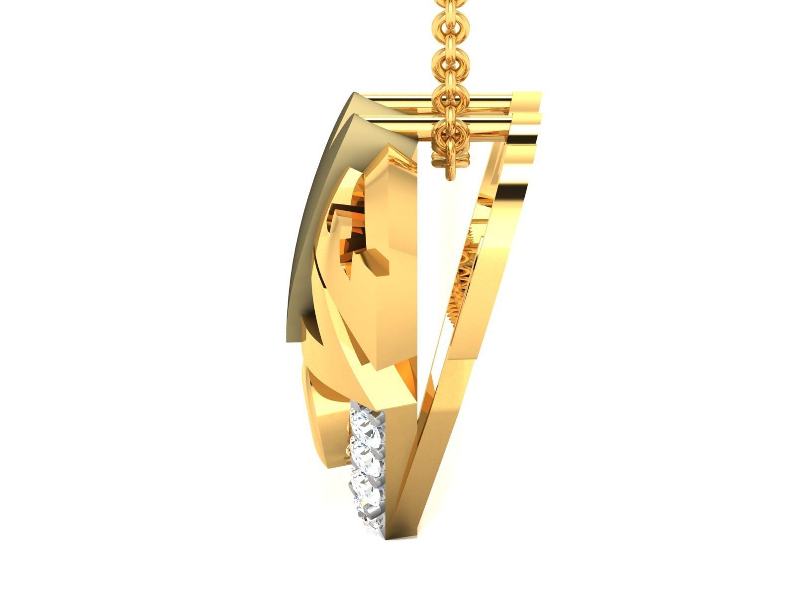 heart pendant-8675 3D print model_6