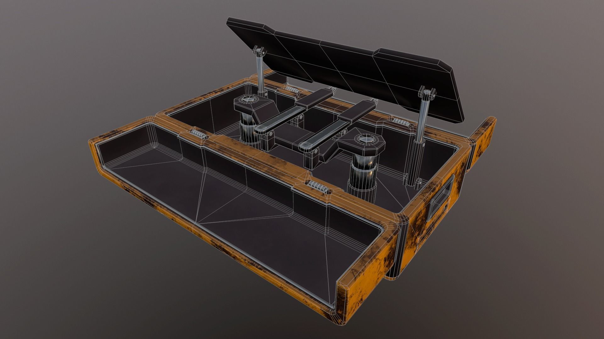 WEAPON CHEST Low-poly 3D model_10