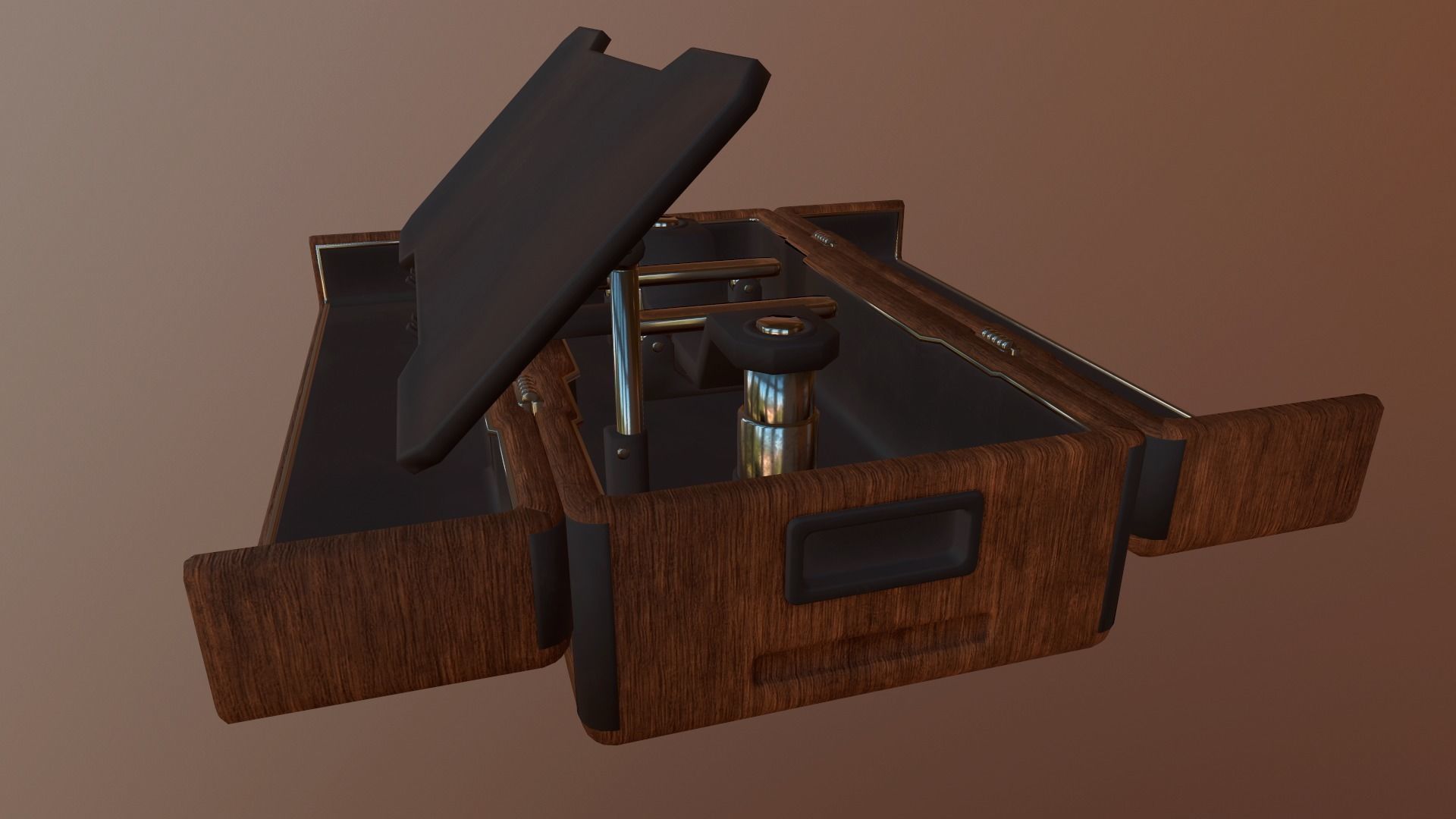 WEAPON CHEST Low-poly 3D model_20