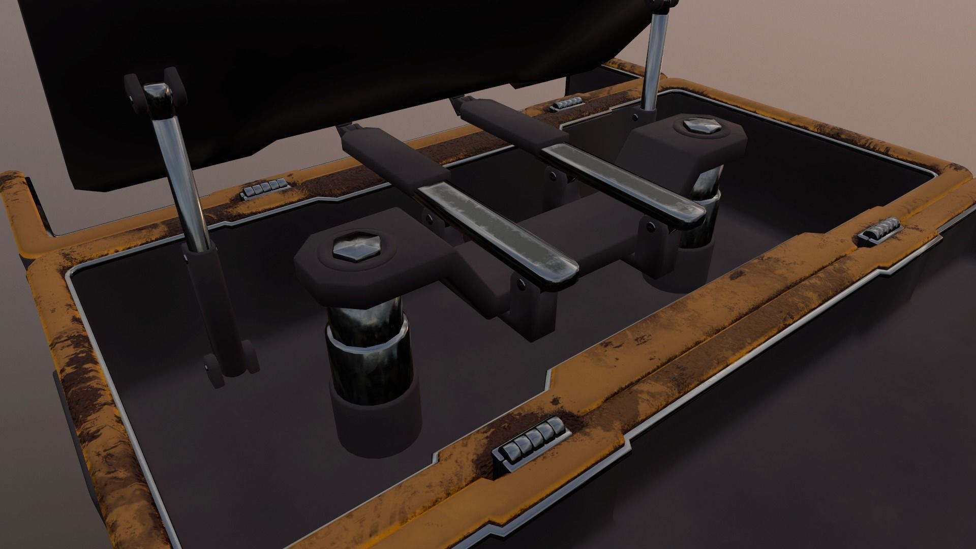 WEAPON CHEST Low-poly 3D model_19