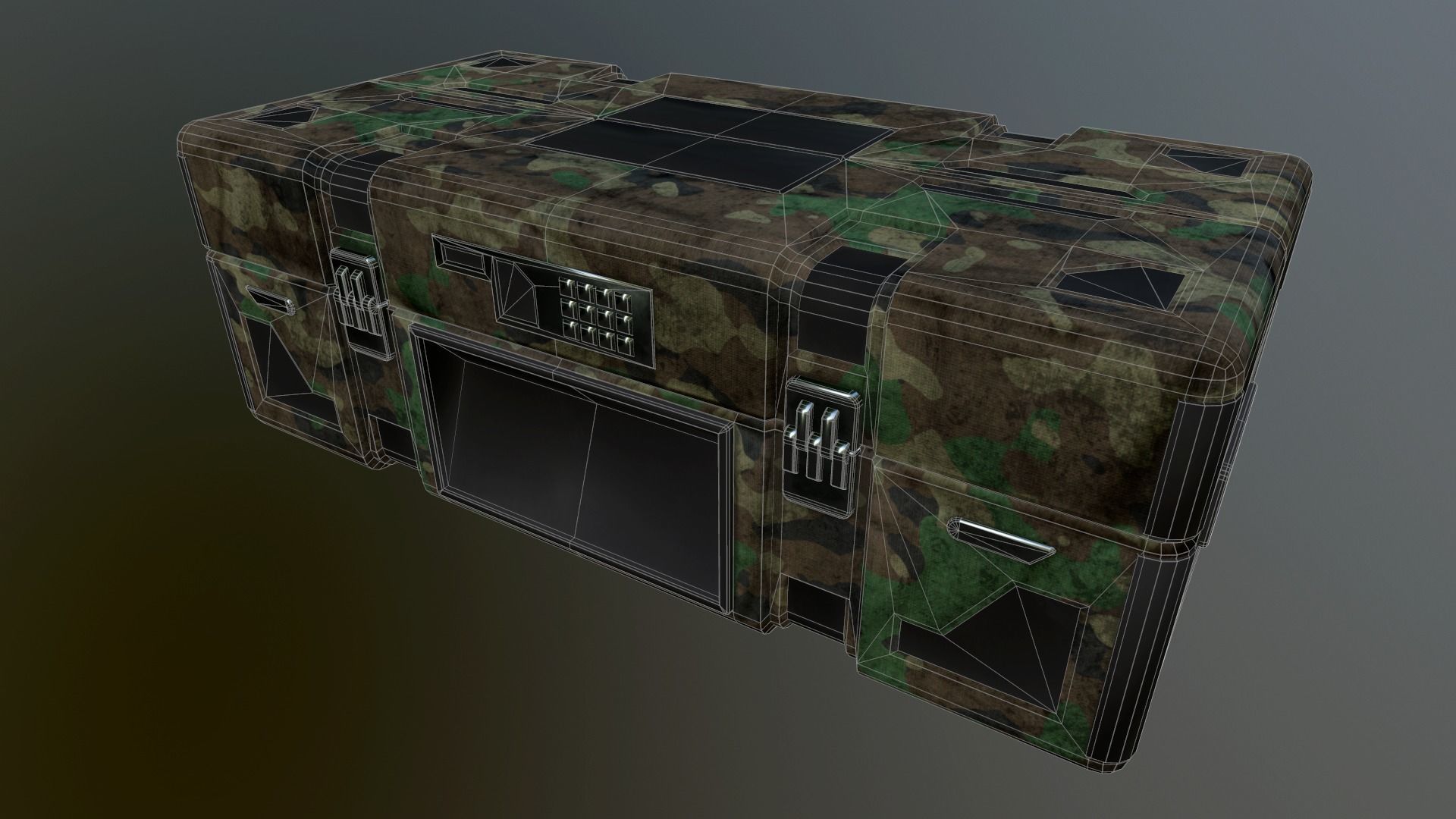 WEAPON CHEST Low-poly 3D model_12