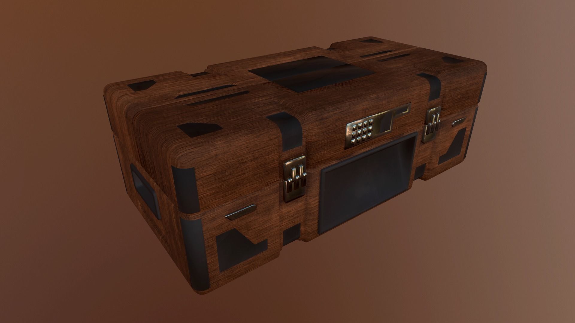 WEAPON CHEST Low-poly 3D model_2