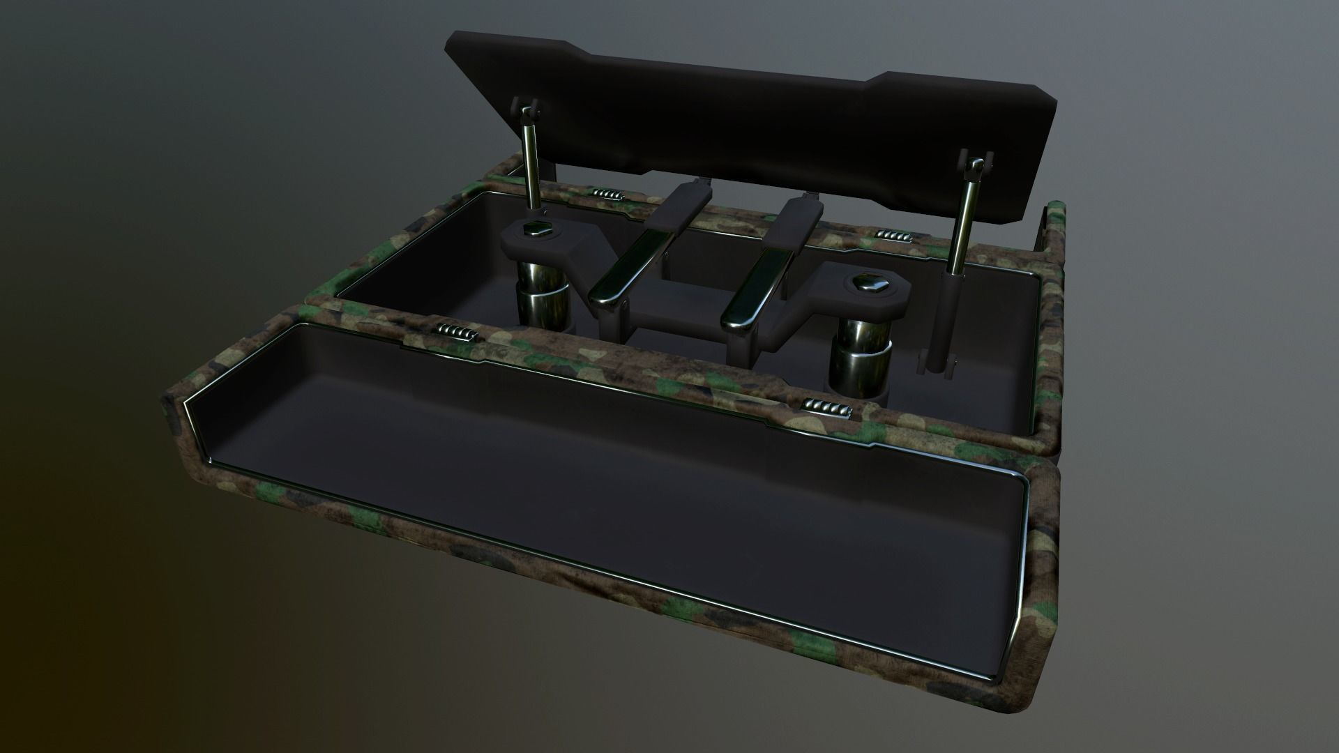 WEAPON CHEST Low-poly 3D model_15